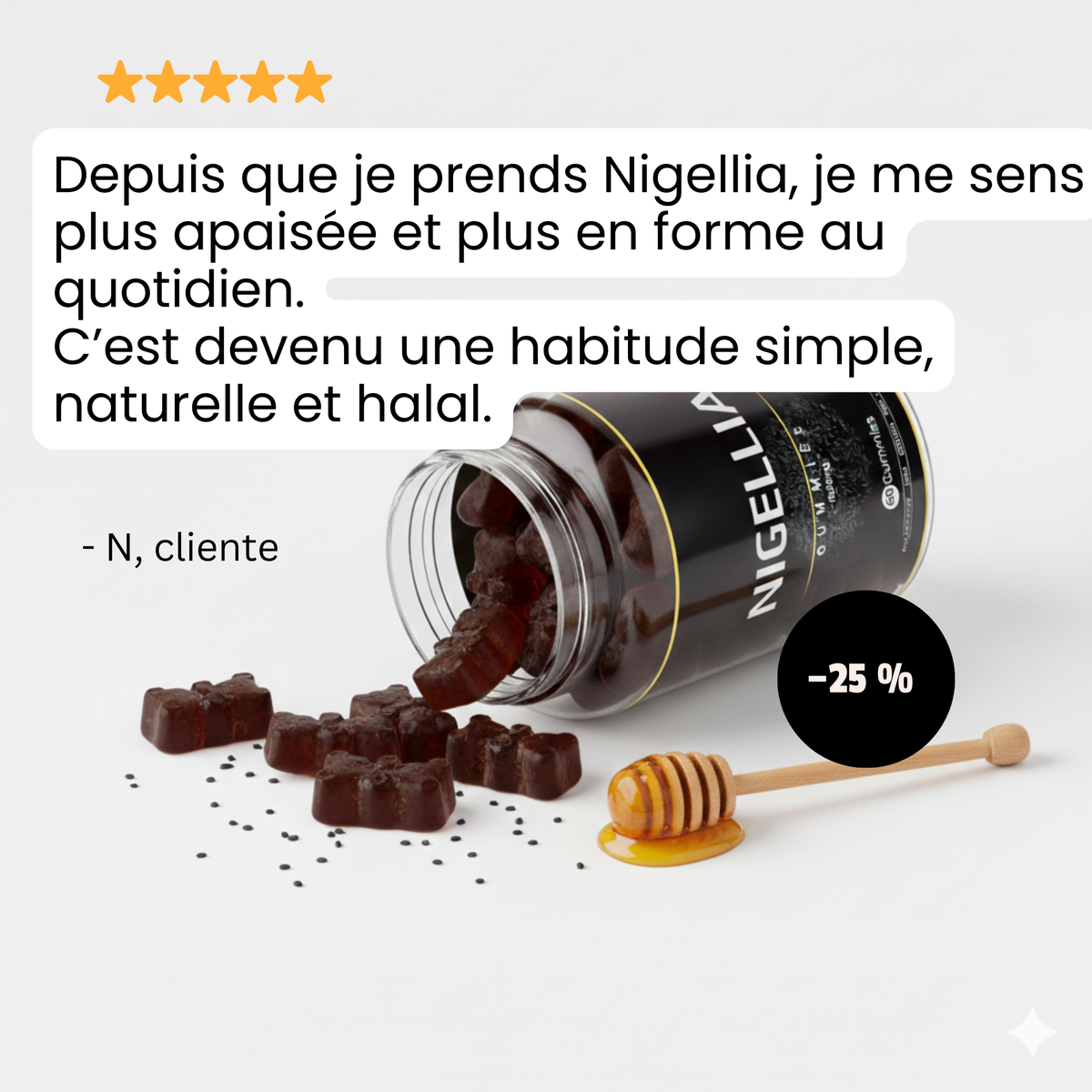 Gummies nigelle noire