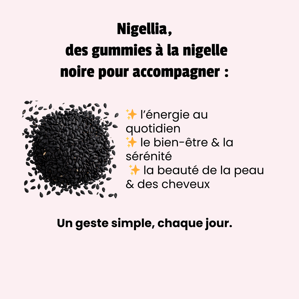 Gummies nigelle noire