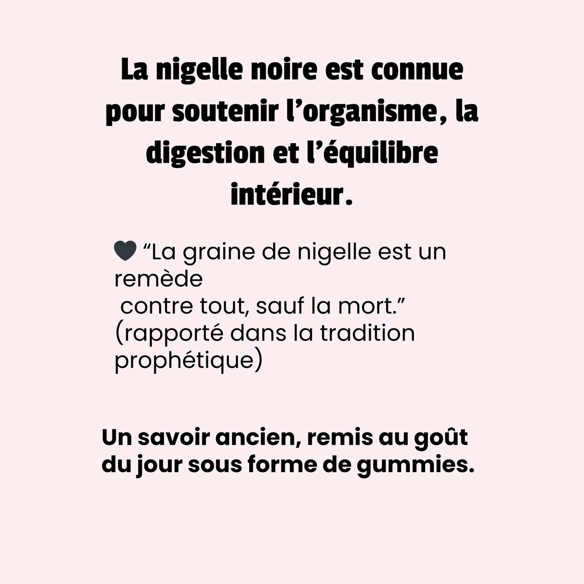 Gummies nigelle noire